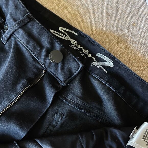 Seven7 Black High Rise Ankle Skinny Plus Size 14 - Picture 7 of 11